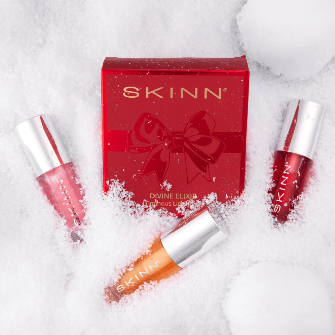 Divine Elixir Luminous Lip Oil Trio - Evergreen Holiday Escape - Image 3