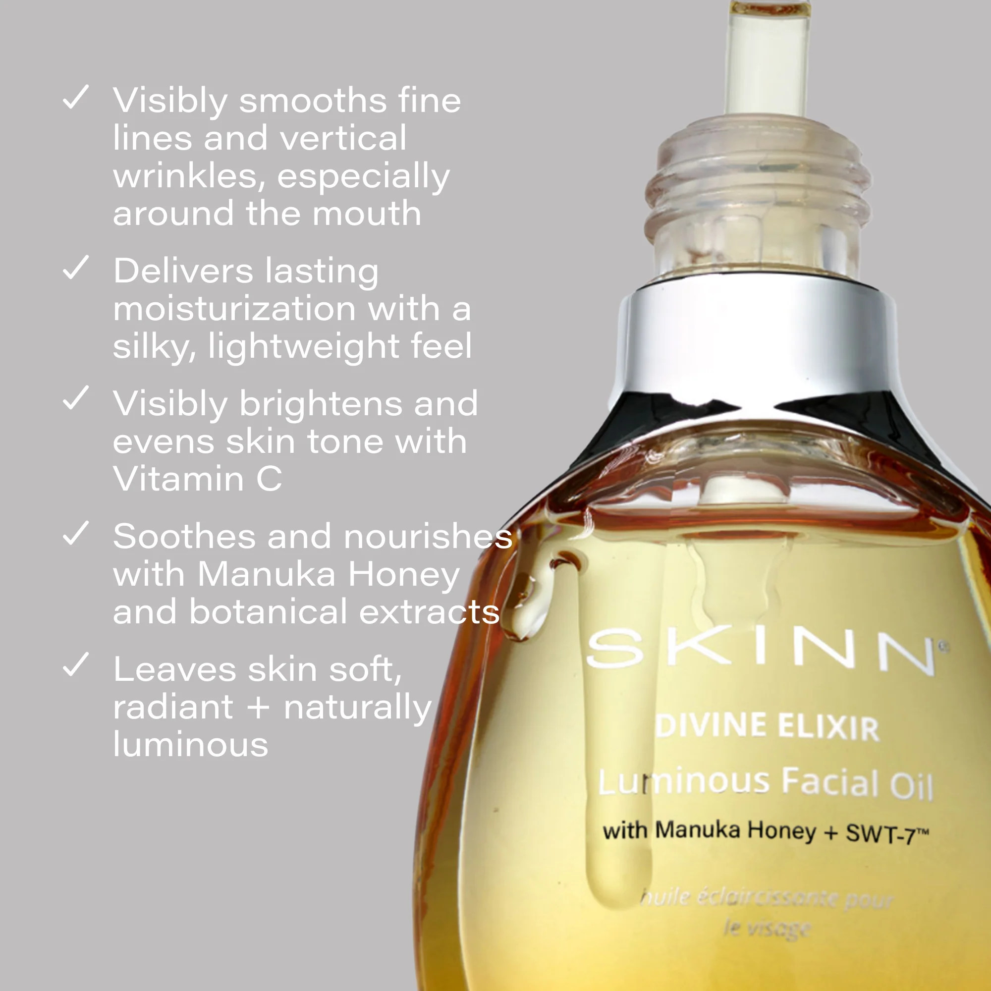 Luminous Facial Oil with SWT-7 Technology - Image 3